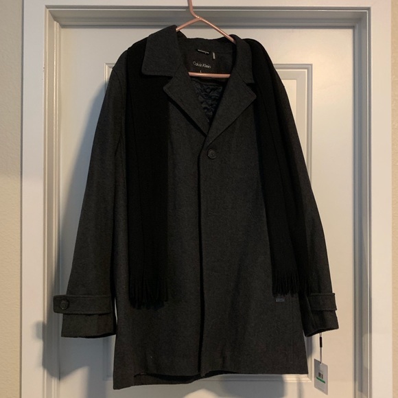 Calvin Klein Other - Men’s Calvin Klein coat plus scarf!